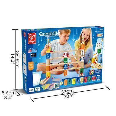 Конструктор-лабіринт Hape Quadrilla Програмування основи 130 ел. (E6028) dt_28499 фото
