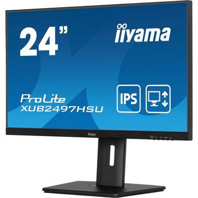 23.8" 16:9 IPS РК монітор, 1920х1080, 1 мс (MPRT), 100 Гц, Adaptive Sync, 1xHDMI 1.4/1xDP 1.2/2xUSB IIYAMA XUB2497HSU-B2 3728843 фото
