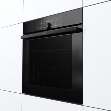 Gorenje Шафа духова електрична, 77л, дисплей, піроліз, A+, чорний (367864) BPS6747A06BG фото