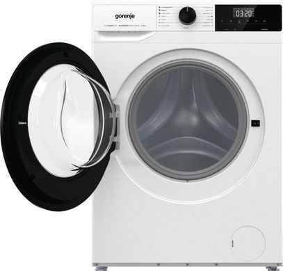Gorenje Пральна машина фронтальна, 7кг, 1400, A+++, 47см, дисплей, пара, інвертор, білий (375103) WNHEI74SAS фото
