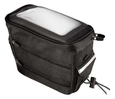 Сумка велосипедна NEO Tools 600D водонепроникна 230 x 125 x 165 мм 91-009 Чорна
