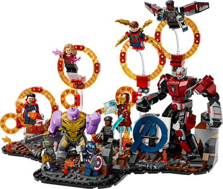 Конструктор LEGO Marvel Месники Завершення Вирішальна битва 621 деталь (76323)