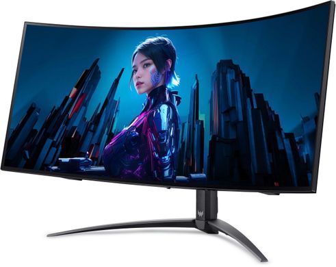 Acer Монітор 34" X34Xbmiiphuzx 2xHDMI, DP, USB-C, MM, OLED, 2560x1440, 240Hz, 1ms, CURVED (382730) UM.CXXEE.X01 фото