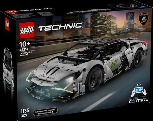 Конструктор LEGO Technic Суперкар Lamborghini Revuelto 1135 деталей (42214)