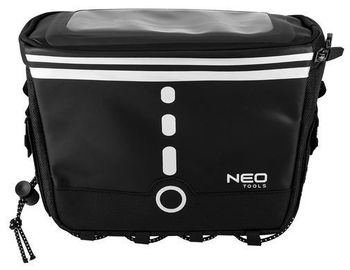 Сумка велосипедна NEO Tools 600D водонепроникна 230 x 125 x 165 мм 91-009 Чорна