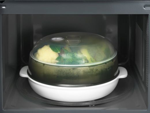 Мікрохвильова піч Electrolux 29л, електрон. керування, 900Вт, гриль, дисплей, інвертор, чорний (361852) EMZ729EMK фото