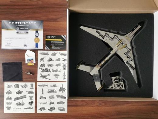 Коллекционная модель Metal Time Ukrainian Dream Exclusive Edition Ан-225 Мрия собранная двухцветная (MT001EE/READY) dt_95973 фото