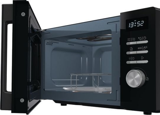 Мікрохвильова піч Gorenje, 20л, електр. керув., 800Вт, гриль, дисплей, 11 програм, чорний (391863) MO20A4BH фото