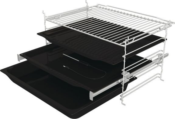 Gorenje Шафа духова електрична, 77л, дисплей, піроліз, A+, чорний (367864) BPS6747A06BG фото