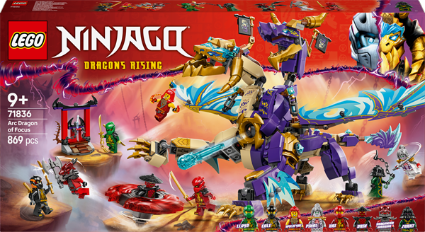 Конструктор LEGO NINJAGO Arc Dragon of Focus 869 деталей (71836)