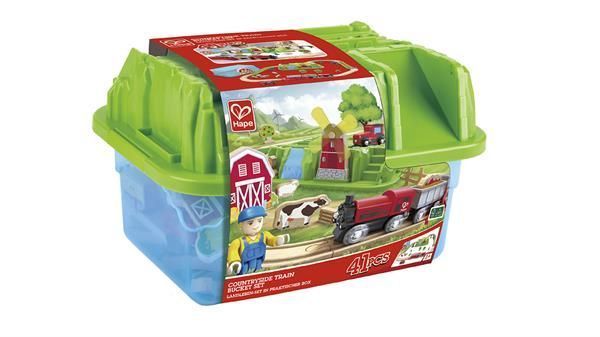 Железная дорога Hape в контейнере Ферма 41 эл. (E3772) dt_14986 фото