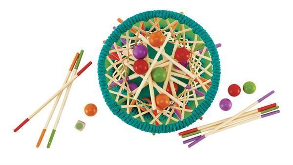 Головоломка из бамбука Hape Pallina с шариками (E5522) dt_12404 фото