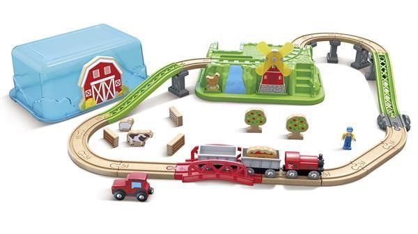 Железная дорога Hape в контейнере Ферма 41 эл. (E3772) dt_14986 фото