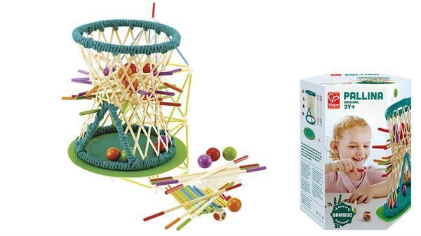 Головоломка из бамбука Hape Pallina с шариками (E5522) dt_12404 фото