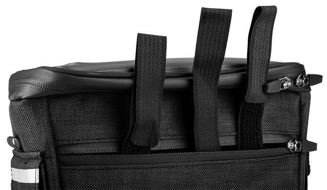 Сумка велосипедна NEO Tools 600D водонепроникна 230 x 125 x 165 мм 91-009 Чорна