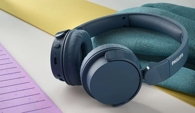 Навушники On-ear Philips TAH4209 BT 5.3, Wireless, Mic, Синій (379618) TAH4209BL/00 фото