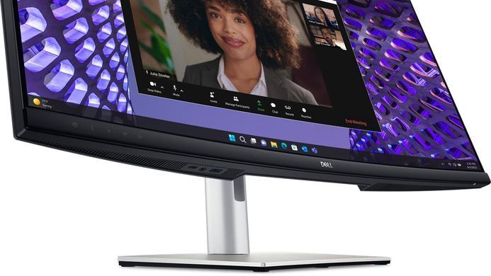 Dell Монітор 34" P3424WEB HDMI, DP, USB-C, RJ-45, MM, IPS, 3440x1440, sRGB 99%, CURVED, HAS, Cam (373819) 210-BFOB фото