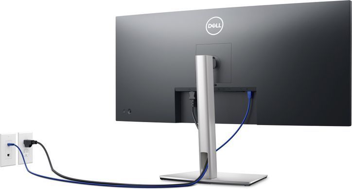 Dell Монітор 34" P3424WE HDMI, DP, USB-C, RJ-45, IPS, 3440x1440, 21:9, sRGB 99%, CURVED, HAS (369708) 210-BGTY фото