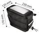 Сумка велосипедна NEO Tools 600D водонепроникна 230 x 125 x 165 мм 91-009 Чорна