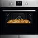 Electrolux Духовой шкаф электрический, 65л, A+, дисплей, конвекция, пиролиз, телескопические направляющие, нерж EOH4P56BX