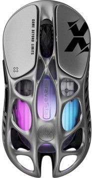 Мышь GravaStar Mercury X, BT/WL/USB-A, RGB, сірий GSX_GRY фото