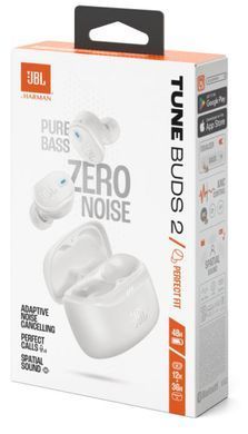 Наушники JBL TUNE BUDS 2 White (JBLTBUDS2WHT) (7065579) JBLTBUDS2WHT фото
