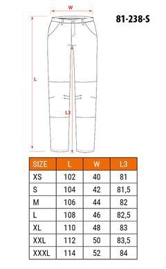 Рабочие брюки Neo Tools 81-238 HD Slim S