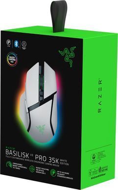 Razer Мышь Basilisk V3 Pro 35K, RGB, USB-A/WL/BT, белый RZ01-05240200-R3G1 фото
