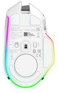 Razer Мышь Basilisk V3 Pro 35K, RGB, USB-A/WL/BT, белый RZ01-05240200-R3G1 фото