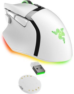 Razer Мышь Basilisk V3 Pro 35K, RGB, USB-A/WL/BT, белый RZ01-05240200-R3G1 фото