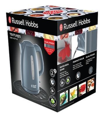 Электрочайник Russell Hobbs Textures Grey (332883) 21274-70 фото