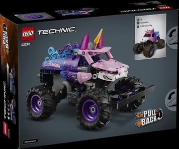Конструктор LEGO Technic Monster Jam&trade; Sparkle Smash&trade; с функцией &laquo;Pull-Back&raquo; 243 Детали(42220)