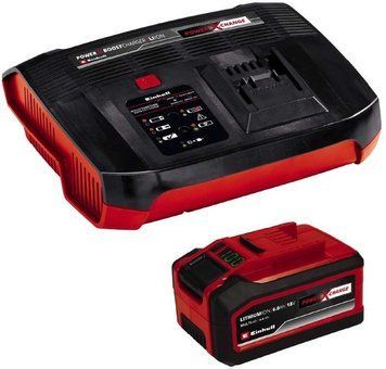 Einhell Набор аккумулятора и зарядного устройства Boostcharger PXC, 1х18В, 4-6А&bull;час 6A, 1х18В,1х4-6А&bull;час, ЗУ 6А, 1.88кг