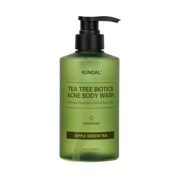 Гель для душу від висипань на тілі Kundal Tea Tree Biotics Acne Body Wash Apple Green Tea 500ml