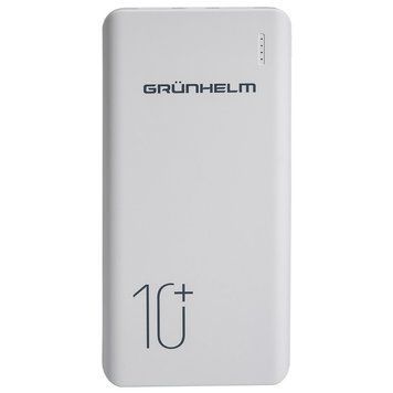 Power Bank, Портативная батарея 10.000 mAh, белый &ndash; GP-03AW (GRUNHELM)