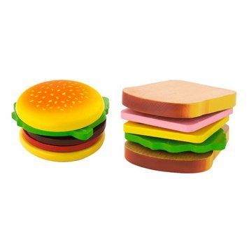 Іграшкові продукти Viga Toys Дерев'яні гамбургер і сендвіч (50810) dt_79230 фото