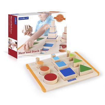 Дерев'яний сортер Guidecraft Manipulatives Фігури і розміри (G6737) dt_2185 фото