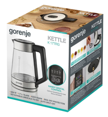 Электрочайник Gorenje K17TRG (6993617) 743656 фото