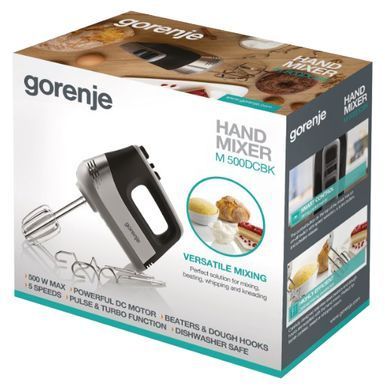 Ручной миксер Gorenje M500DCBK (HM1400-GS) (6922289) 739226 фото