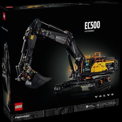 Конструктор LEGO Technic Екскаватор Volvo EC500 Hybrid 2359 деталей (42215)