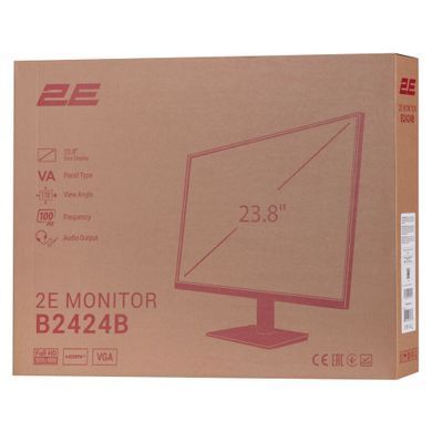 2E Монитор 23.8" B2424B D-Sub, HDMI, VA, 100Hz, FreeSync 2E-B2424B-01.UA фото