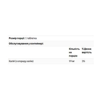 Potassium 99 Chloride - 100 tabs