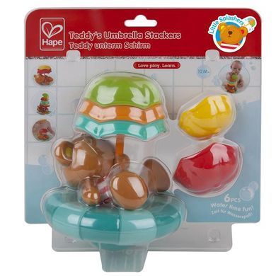 Игрушка для ванной Hape Зонтики мишки Тедди (E0203) dt_12068 фото