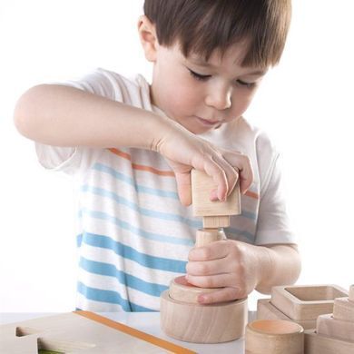Деревянный сортер Guidecraft Manipulatives Фигуры и размеры (G6737) dt_2185 фото