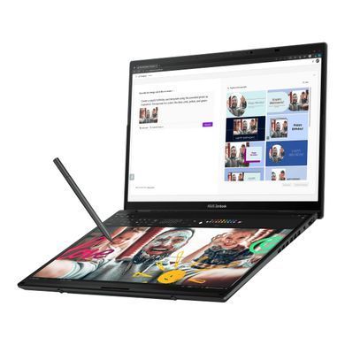 ASUS Ноутбук Zenbook Duo UX8406MA-PZ026W 14" 3K OLED, Intel Ultra 9 185H, 32GB, F1TB, UMA, Win11, Серый 90NB12U1-M001N0 фото