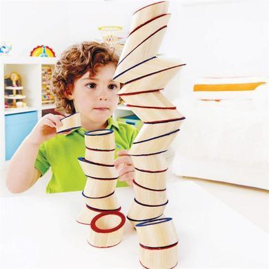 Головоломка з бамбуку Hape Totter Tower Вежа (E5524) dt_12405 фото