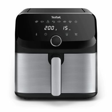 Tefal Мультипечь Easy Fry Mega, 1700Вт, чаша-7.5л, сенсорное управл., 8 программ, пластик, черный (379268) EY855D10 фото