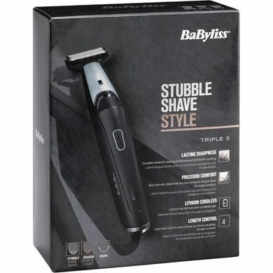BaByliss Триммер для бороды и усов Stubble Shave Style Triple S T880E