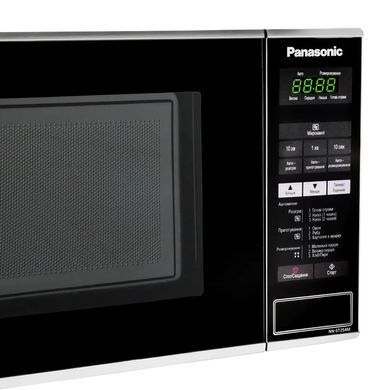 Panasonic Мікрохвильова піч, 20л, елекр.керув., 800Вт, дисплей, графіт (235836) NN-ST254MZPE фото
