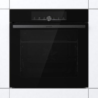 Gorenje Духова шафа електрична, 77л, A+, пара, дисплей, IconTouch, чорний (377083) BOS6747A01BG фото
